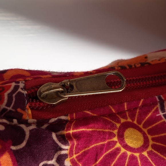 Fabric Lightweight Floral Handmade Cotton Shoulder Purse Bag Tote Carry All - Picture 6 of 14